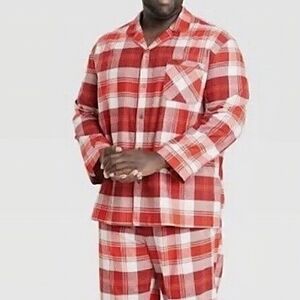 Hearth and Hand Magnolia Men's Plaid Flannel Pajama Top